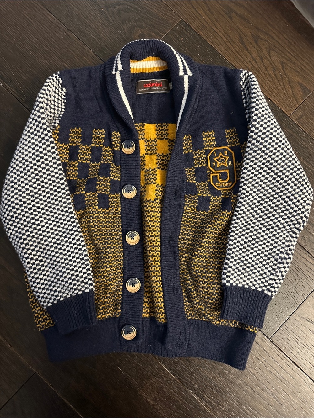 Catimini Knit Button-Up Cardigan size 6T